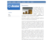 Tablet Screenshot of benino.ro